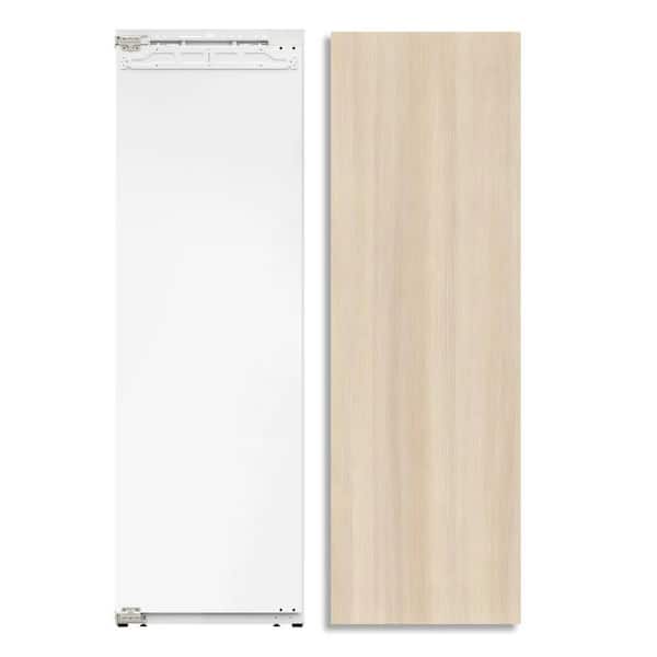 9.75 cu.ft. 22 in. Frost Free Residential Upright Freezer in White Built-in Panel Ready Low Noise LED Touch Control