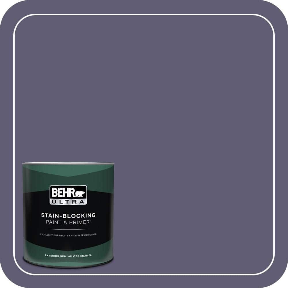 1 qt. #PMD-90 Luscious Purple Semi-Gloss Enamel Exterior Paint & Primer price history on PriceWatchPro