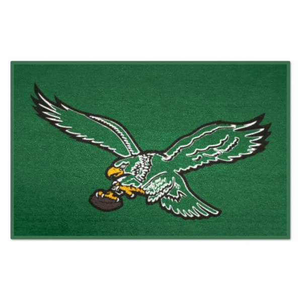 Green 1 ft. 7 in. x 2 ft. 6 in. Philadelphia Eagles Vintage Starter Mat Area Rug