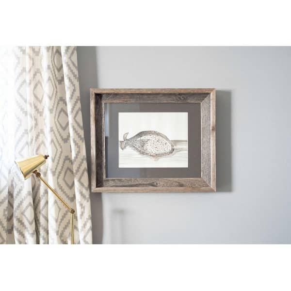 BarnwoodUSA Rustic Farmhouse 4 x 6 Robins Egg Blue Reclaimed Wood Picture Frame (1.5in. Molding)