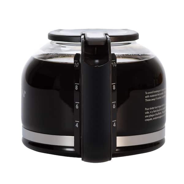 Bunn Coffee Maker 10 Cup Original Replacement Pot Carafe Decanter Black Lid