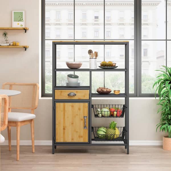 Kitchen Clear 3-tier Storage Rack, Kitchen Detachable Storage