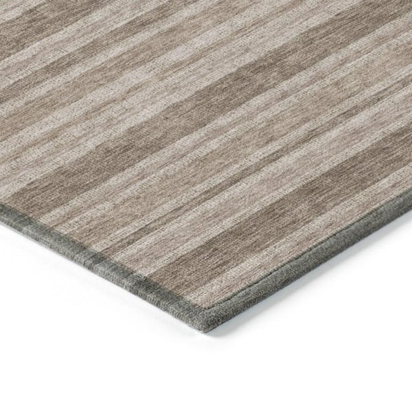 Chantille ACN531 Taupe 10 ft. x 14 ft. Machine Washable Indoor/Outdoor Geometric Area Rug