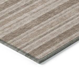 Chantille ACN531 Taupe 1 ft. 8 in. x 2 ft. 6 in. Machine Washable Indoor/Outdoor Geometric Area Rug