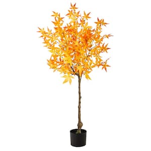 4 ft. Yellow Autumn Maple Artificial Tree