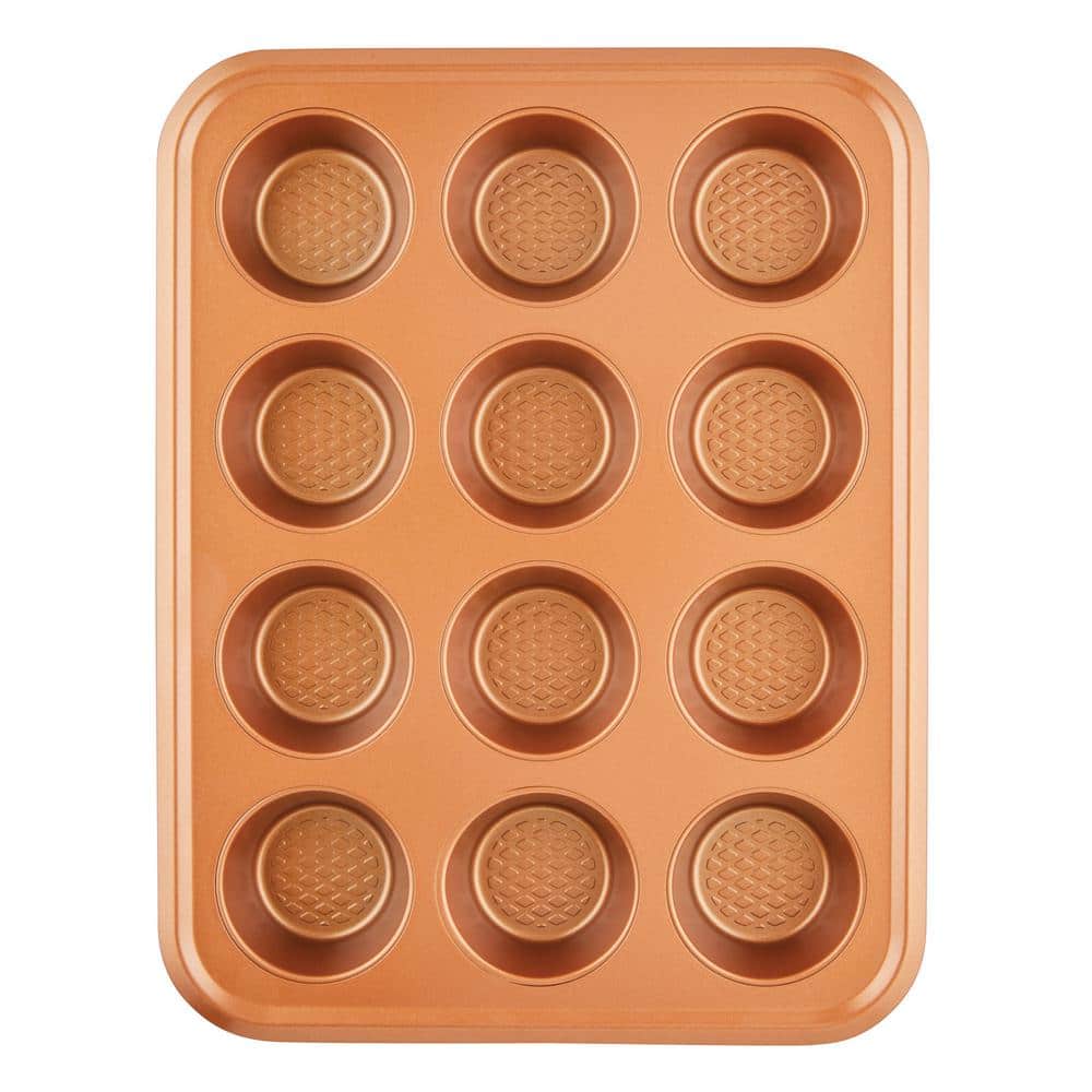 Copper Nonstick Steel 5-Piece Bakeware Set