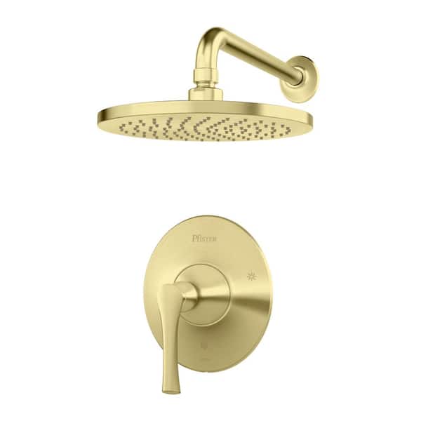 Pfister Rhen 1-Handle Shower Only Trim Kit in Brushed Gold (Valve Not Included)