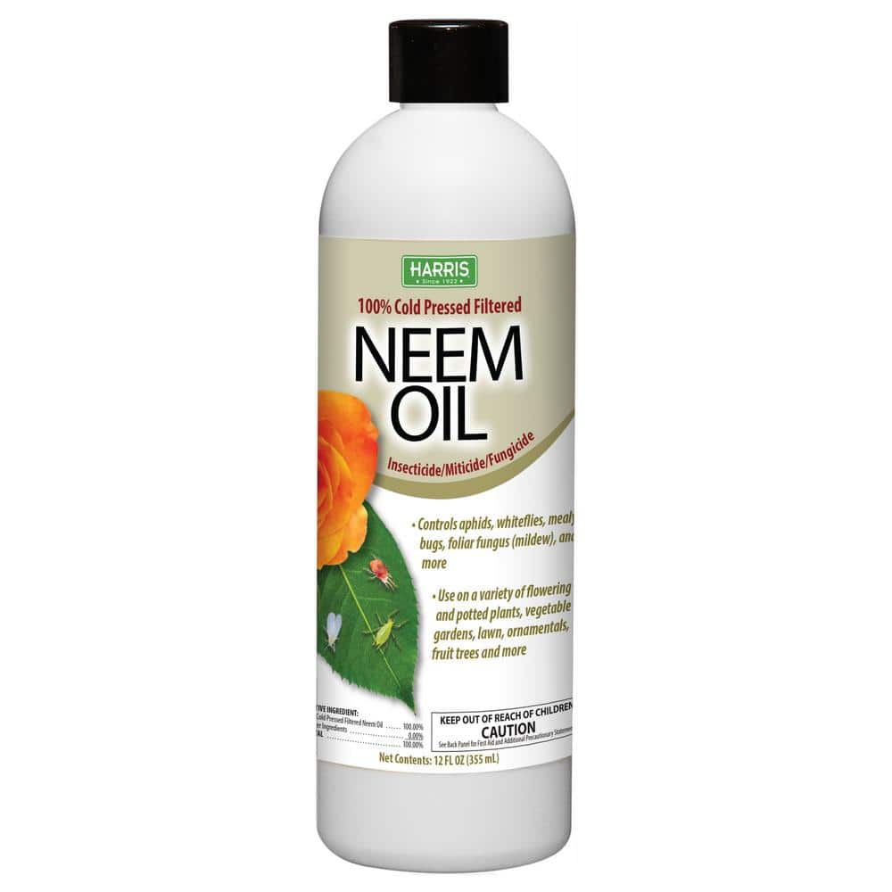 Harris 12 oz. 100% Cold Pressed Unrefined Cosmetic Grade Neem Oil NEEM-12 -  The Home Depot