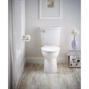 Vormax UHET Tall Height 2-Piece 1.0 GPF Single Flush Elongated Toilet in White, Seat Not Included