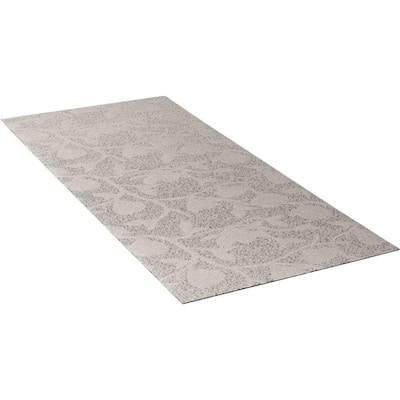 Blue Note Gray 26 4 In X 59 Indoor, Rubber Backed Outdoor Runner Rugs