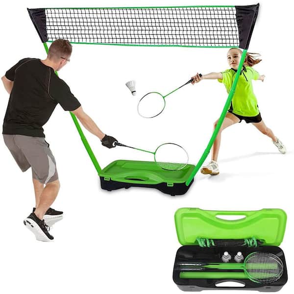 Badminton Racket Set, 2 Player Replacement Badminton Equipment for Kids  Adults Beginners, Shuttlecocks for Outdoor Sports Backyard Games with Carry