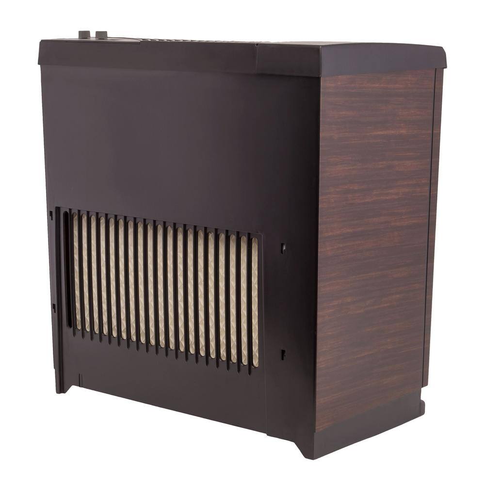 Alliance Dark Brown Evaporative Humidifier with Copper Finish