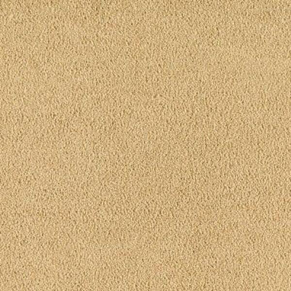 SoftSpring Carpet Sample - Cashmere I - Color Golden Sun Texture 8 in. x 8 in.