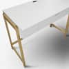 American Trails 42 In Rectangular White Natural 1 Drawer Writing Desk With Solid Wood Material 535 51 The Home Depot 1 Drawer Writing Desk With, American Trails Art Deco Writing Desk Maple White Finish