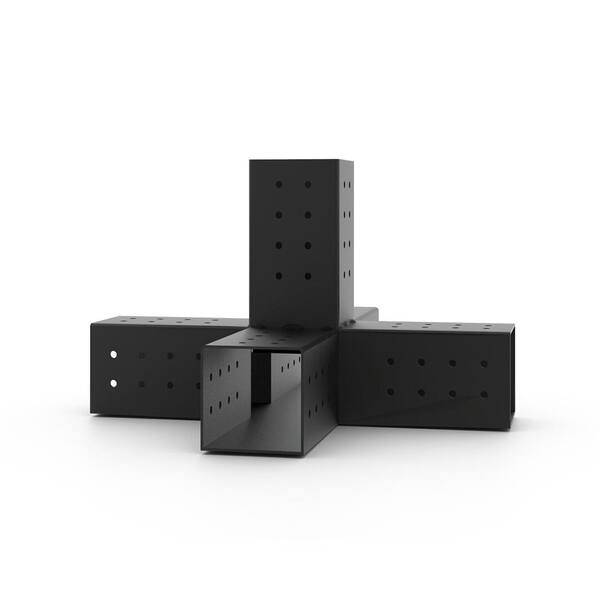 TOJA GRID QUINT 5 Arm Pergola Structure Extension Bracket and Solo for 4x4 Wood Posts