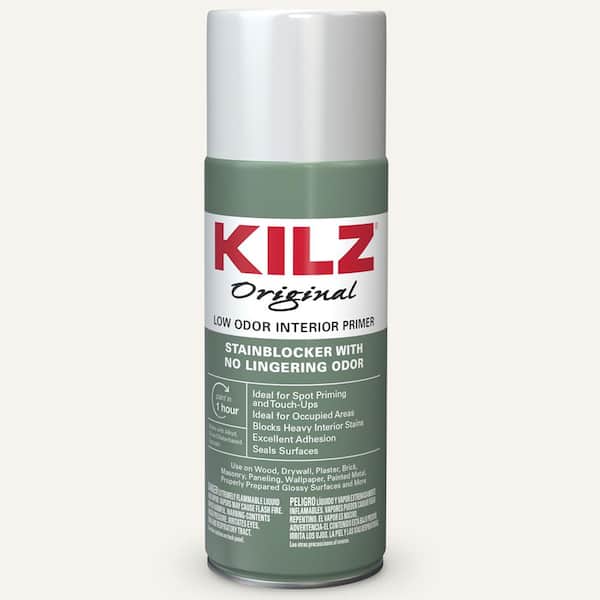 KILZ Original 13 oz. White Low-Odor Oil-Based Interior Primer Spray, Sealer, and Stain Blocker