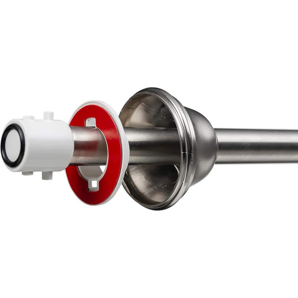 Adjustable Brushed Nickel Tension Shower Curtain Rod 40-72in