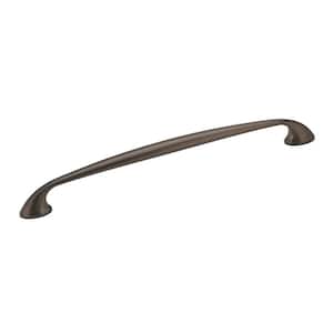 Montreal Collection 10 1/8 in. (256 mm) Honey Bronze Transitional Curved Cabinet Arch Pull