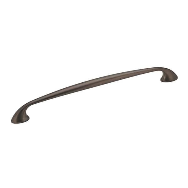 Montreal Collection 10 1/8 in. (256 mm) Classic Honey Bronze Curved Cabinet Arch Pull