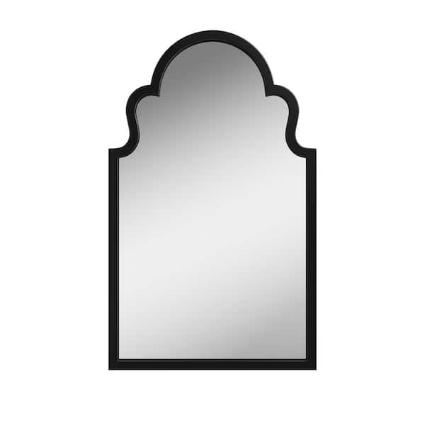 KOHROS 26 in. x 39 in. Modern Irregular Framed Decorative Mirror