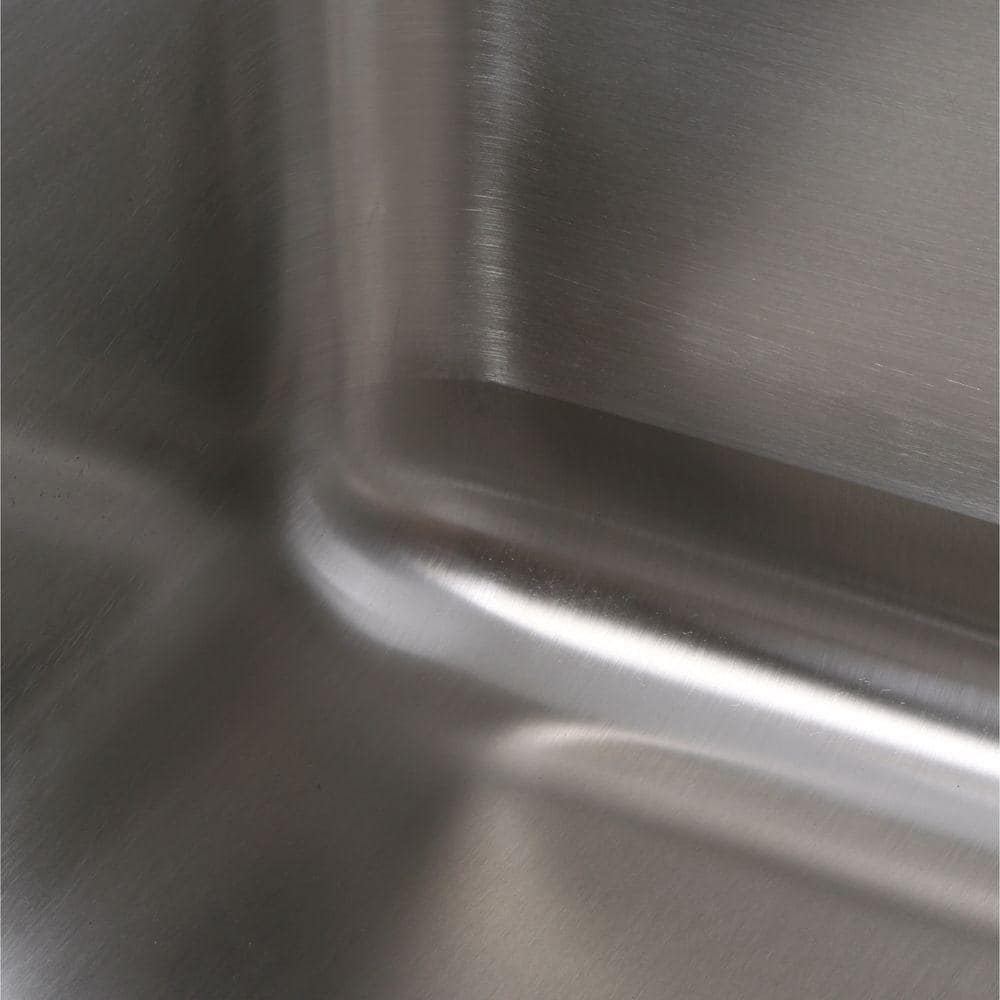 Lustertone 32" Stainless Steel Double Bowl Undermount Kitchen Sink