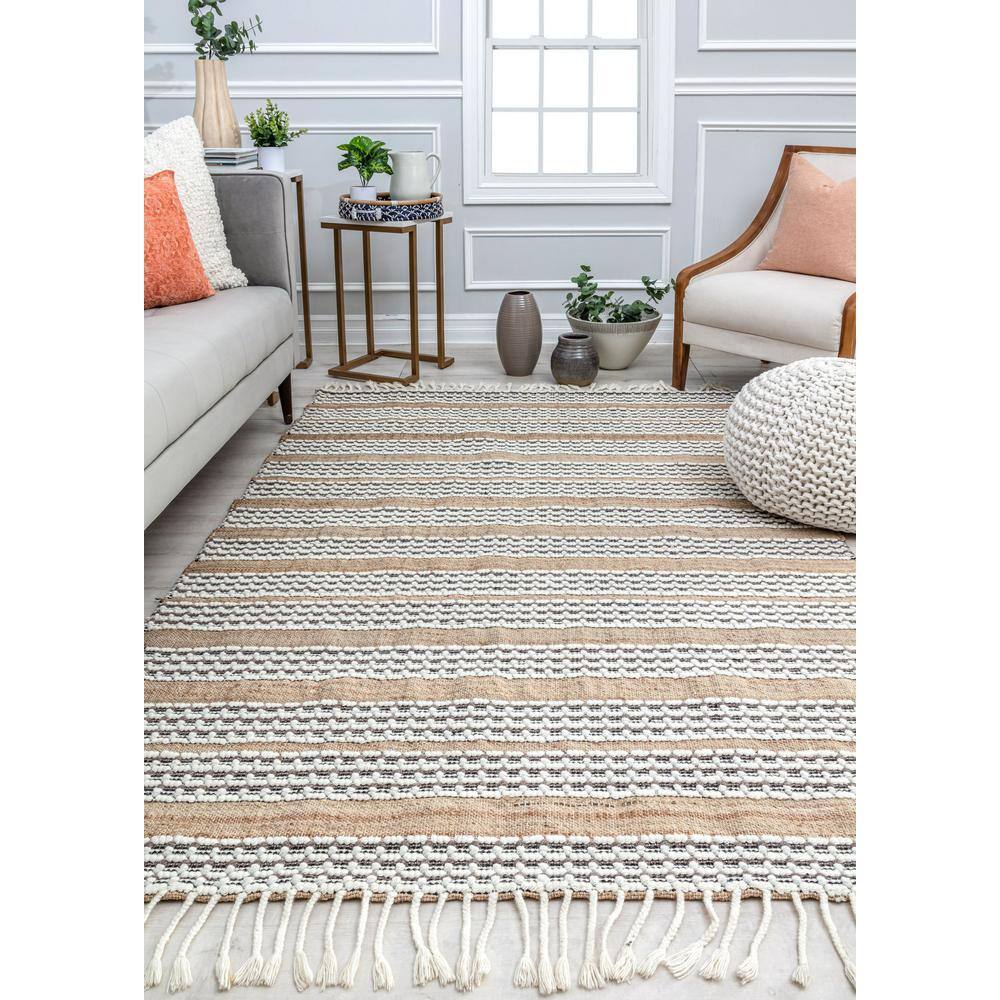 Rugs America Piper Ribbon Refresh Brown 2 ft. X 3 ft. Area Rug RA32408