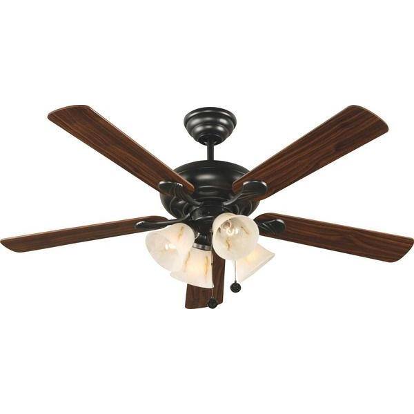 Hampton Bay Portsea 52 in. Black Ceiling Fan