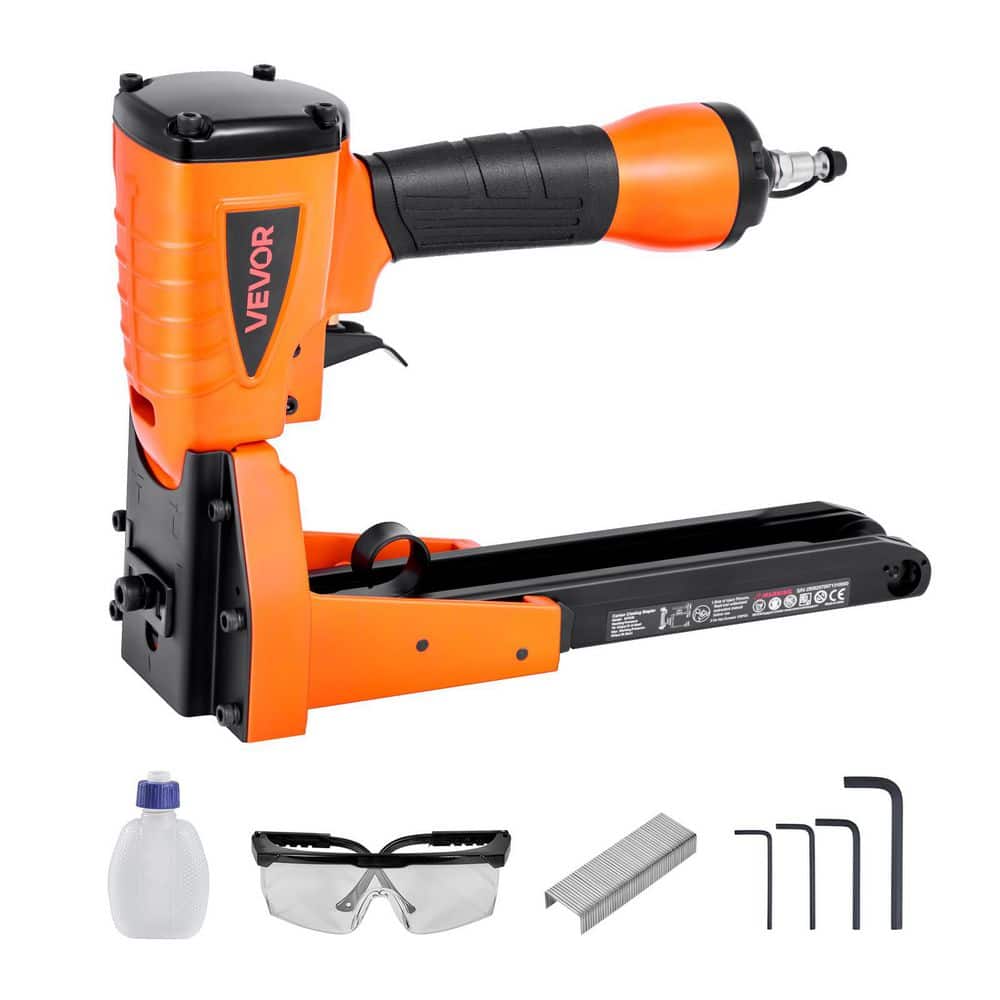 Pneumatic Closing Stapler, Corded 13 Gauge Pneumatic Cardboard Staple Gun for 1-3/8 in. Crown 5/8 in. and 3/4 in. Length price history on PriceWatchPro