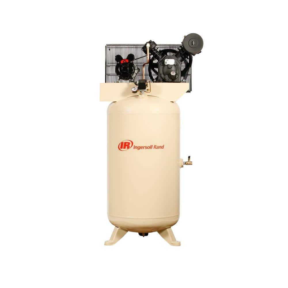 Plotselinge afdaling was IJver Ingersoll Rand Type 30 Reciprocating 80 Gal. 5 HP Electric 230-Volt, Single  Phase Air Compressor 2340N5-V - The Home Depot