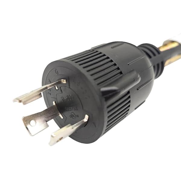 parkworld 10 ft. 10/3 30 Amp, Black 250-Volt Twist Lock NEMA L6-30