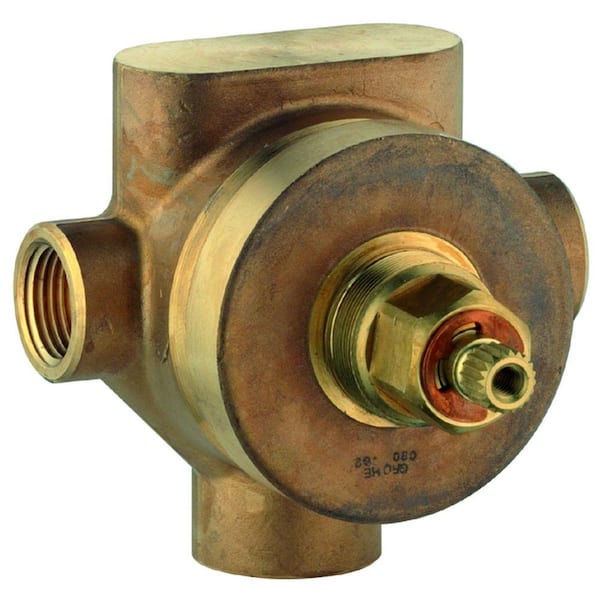 GROHE 1/2 in. Brass FIP 3-Port Diverter Rough-In Valve