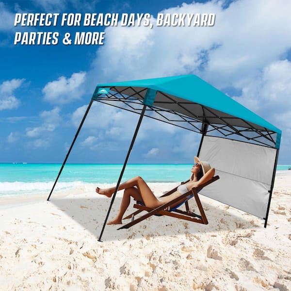 EAGLE PEAK Day Tripper 8 ft. x 8 ft. Slant Leg Light Weight Compact Portable Canopy