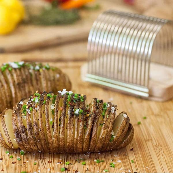  Lacor HASSELBACK Potato Cutter 18/10 Stainless Steel, 18 x 10  cm, Plastic: Home & Kitchen