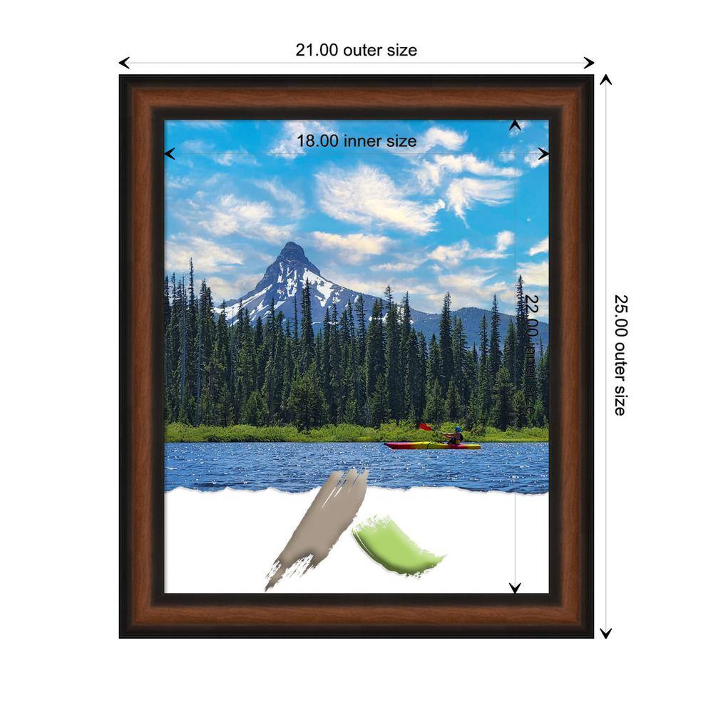 Yale Walnut 18x22 Classic Picture Frame