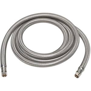 1/4 COMP x 120" IM STAINLESS STEEL HOSE FOR REFRIGERATOR PART# 1410RFSSB 