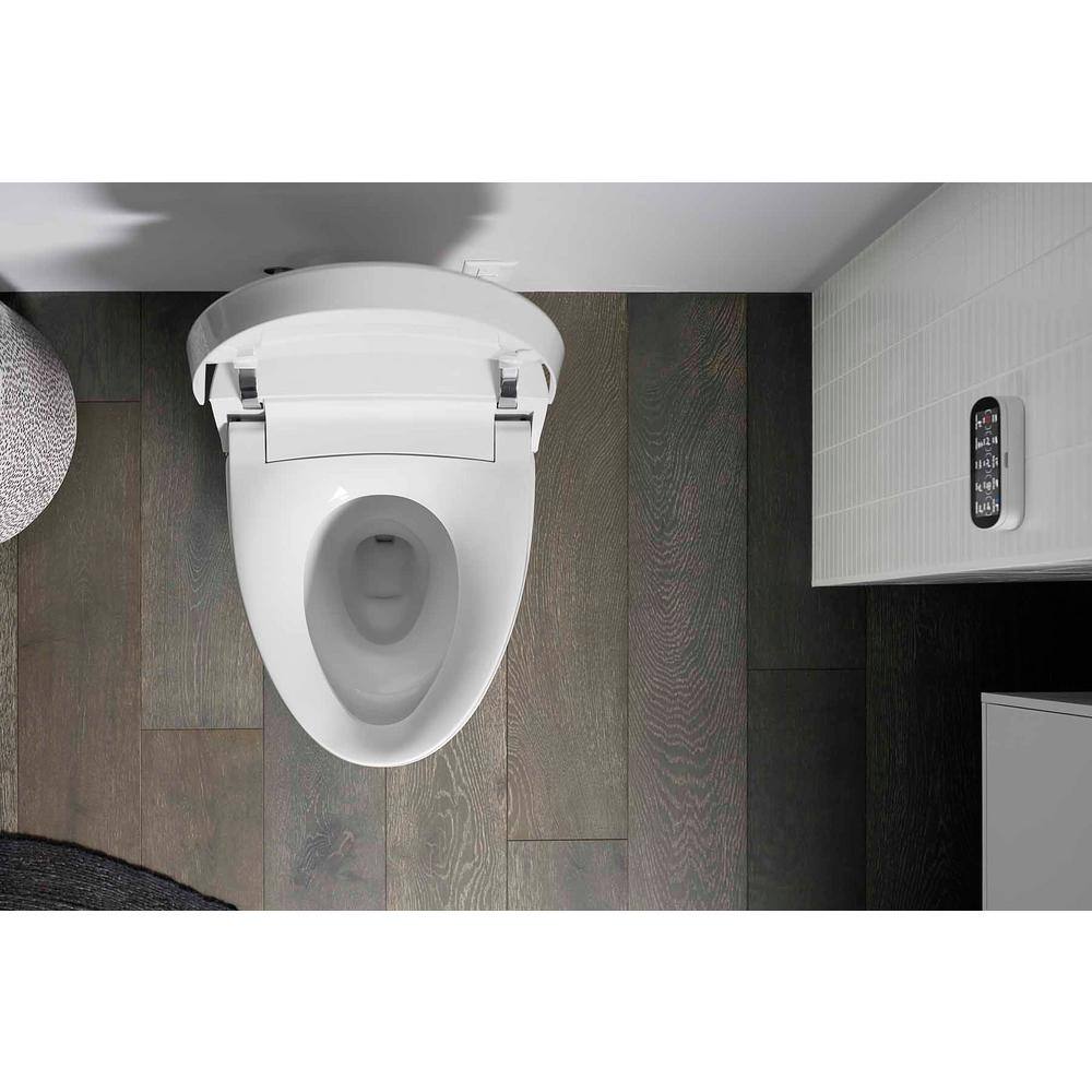 Elongated High-Efficiency Intelligent Toilet with Dual Flush and Heated Seat