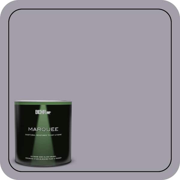 BEHR MARQUEE 1 qt. #N550-4 Ashberry Semi-Gloss Enamel Exterior Paint ...