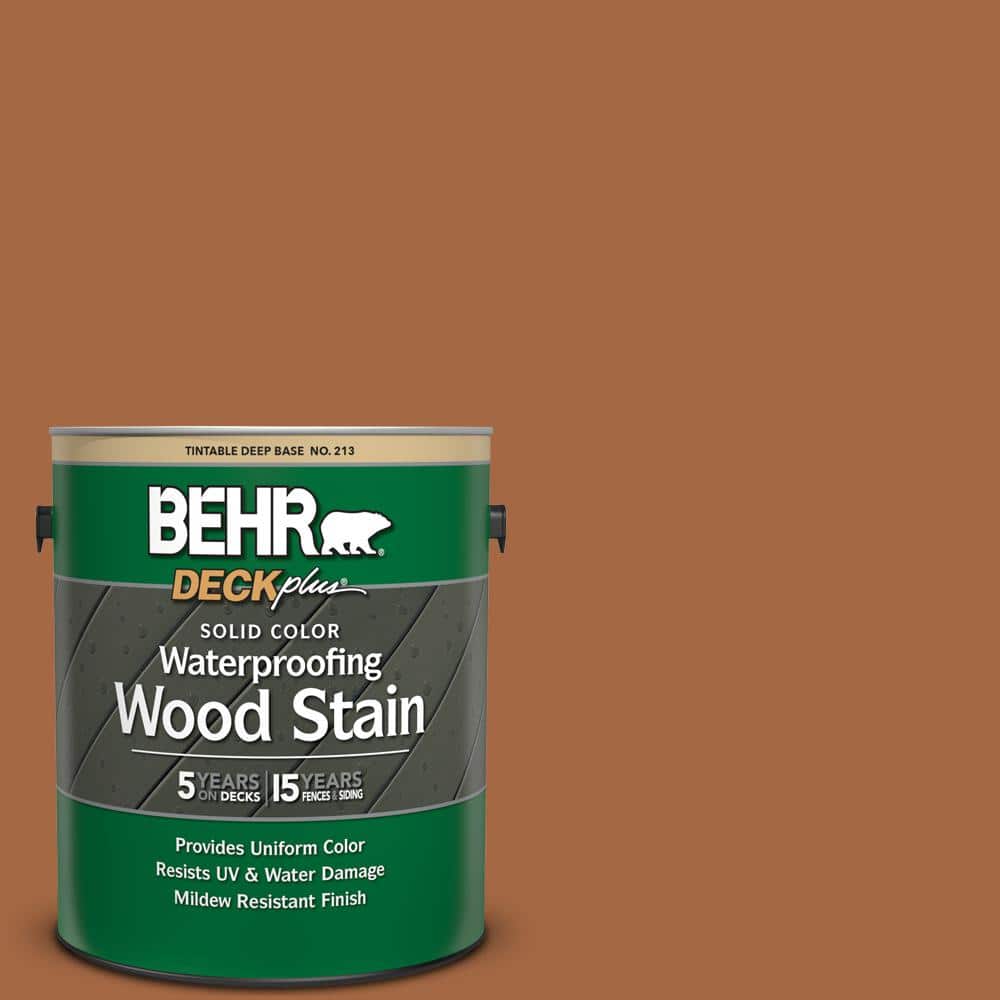 1 gal. #PPU3-16 Maple Glaze Solid Color Waterproofing Exterior Wood Stain