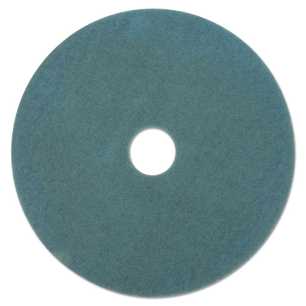 3M Ultra High-Speed Floor Burnishing Pads 3100, 27 in. Dia, Aqua, (5-Carton)