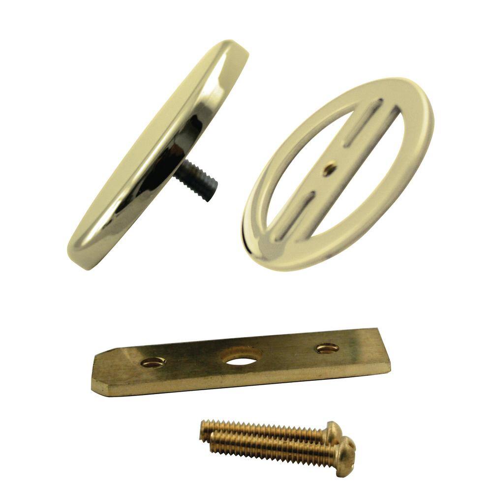 Westbrass Illusionary Overflow Faceplate Cover, Polished Brass D980R-01 ...