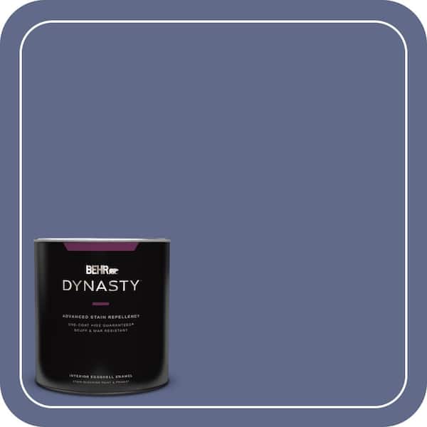 BEHR DYNASTY 1 qt. #S540-6 Dangerously Elegant One-Coat Hide Eggshell Enamel Interior Stain-Blocking Paint & Primer