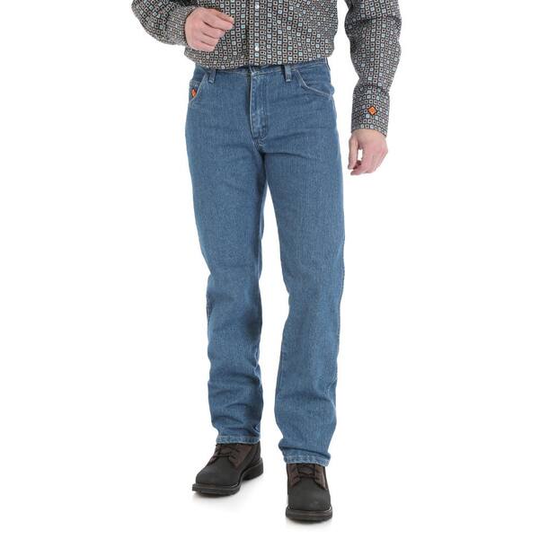 Wrangler Men's Size 35 in. x 32 in. True Blue Regular Fit Jean