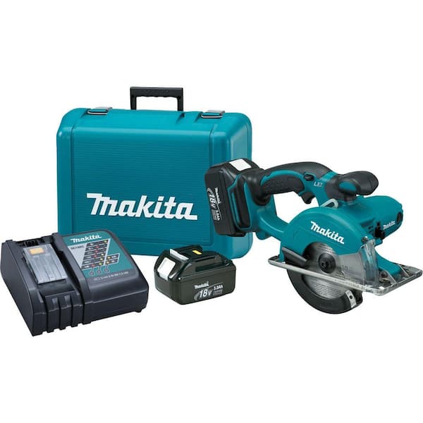 Makita 18-Volt LXT Lithium-Ion 5-3/8 in. Cordless Metal Cutting Saw Kit
