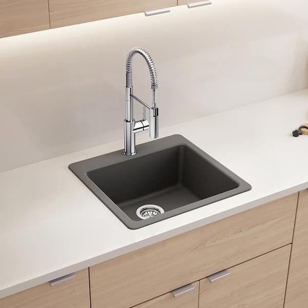 Blanco Liven SILGRANIT 21.25 in. Drop-In/Undermount Single Blanco Liven SILGRANIT 21.25 in. Drop-In/Undermount Single