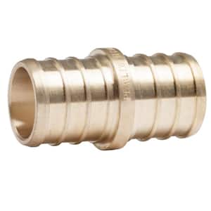 3/4 in. Brass PEX Barb Coupling Fitting (5-Pack)