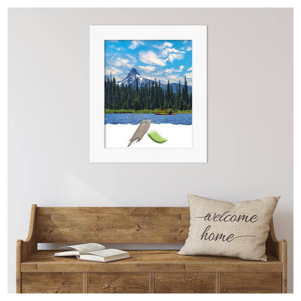 Cabinet White Matte Polystyrene Wall Picture Frame
