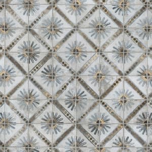 Harmonia Kings Marrakech Blue 13 in. x 13 in. Ceramic Floor and Wall Tile (12.0 sq. ft./Case)