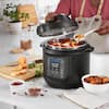 Magic Chef 9 in 1 6 Qt. Matte Black Electric Multi Cooker with