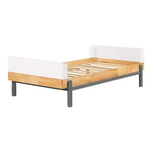 Bebble Natural and Gray 43 in. Bed