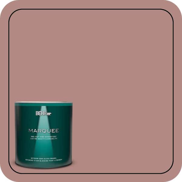 BEHR MARQUEE 1 qt. #190F-4 Warm Comfort Semi-Gloss Enamel Interior Paint & Primer